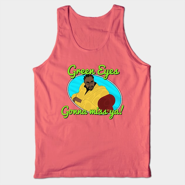 Green Eyes Tank Top by AndrewValdezVisuals